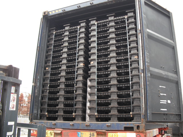 向SABIC公司（阿美）发400个 托盘测试样品国内装箱现场